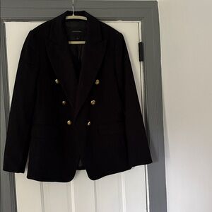 Banana Republic Black Blazer with Gold Buttons